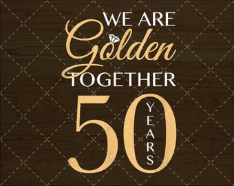 Download 50th Wedding Svg Etsy