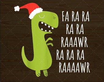 Details about  / Fa Rawr Rawr Rawr T-rex Christmas Pullover Fleece Humorous Gifts