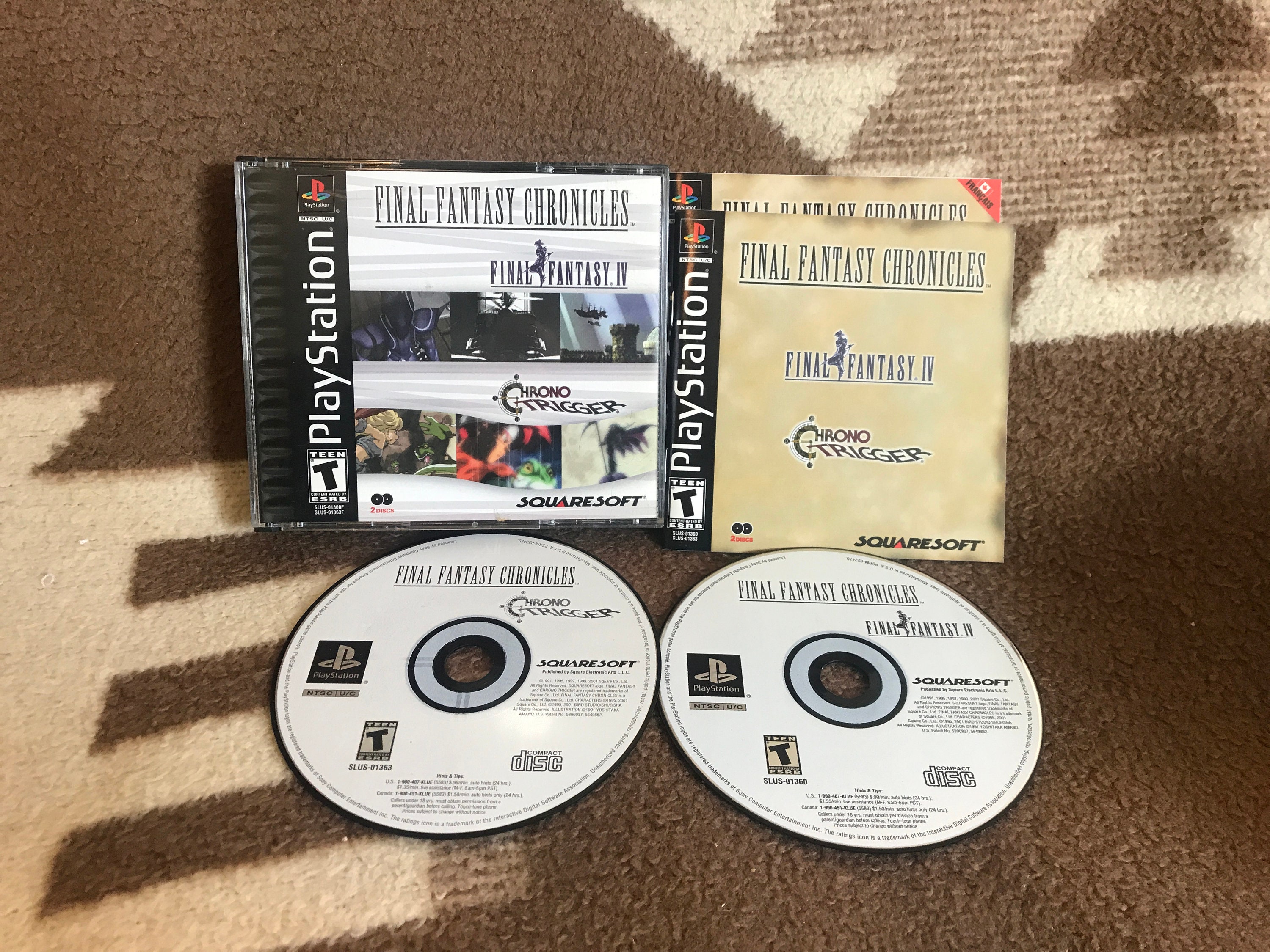 Final Fantasy Chronicles Collection PS1 Playstation Game RPG - Etsy Norway
