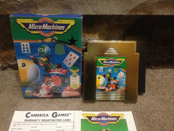 micro machines nes gold cartridge
