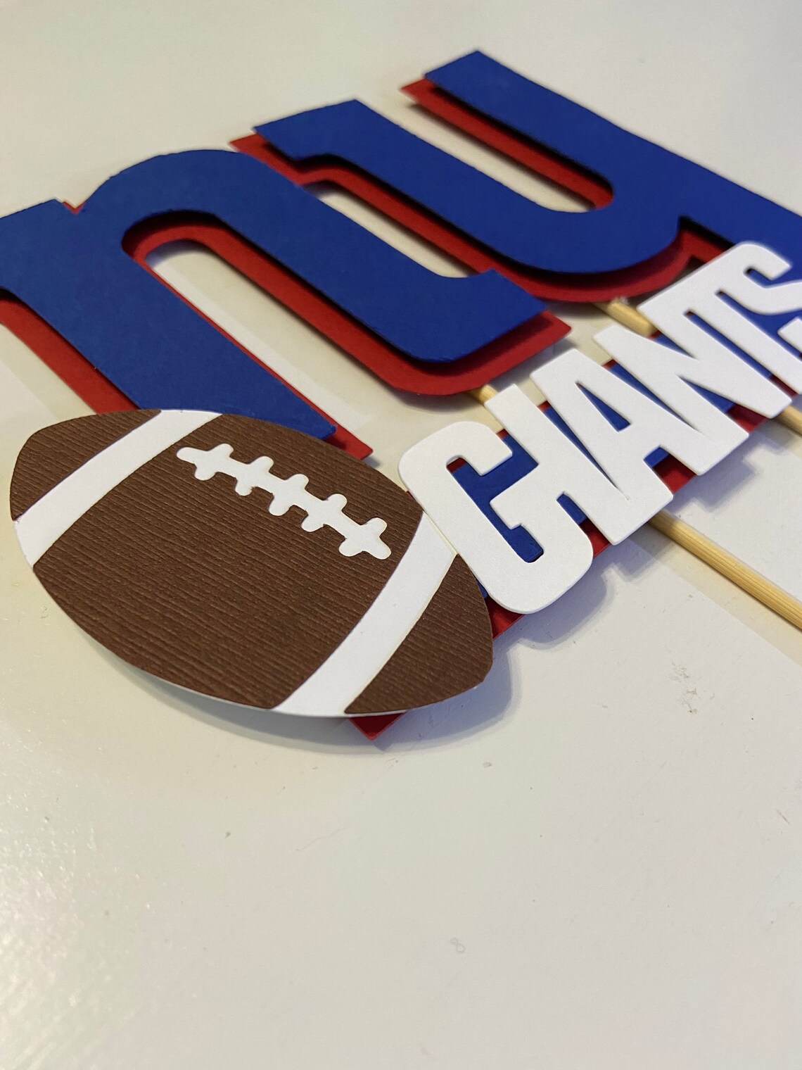 New York Giants Cake Topper Giants Cake Topper New York Etsy