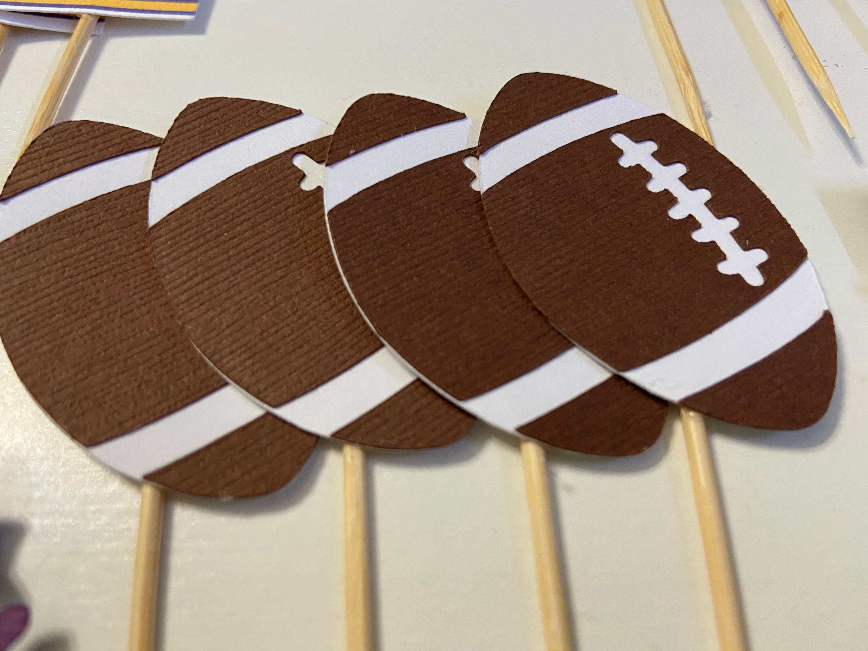 Burrow LSU Cupcake Toppers LSU Cupcake Toppers LSU Etsy