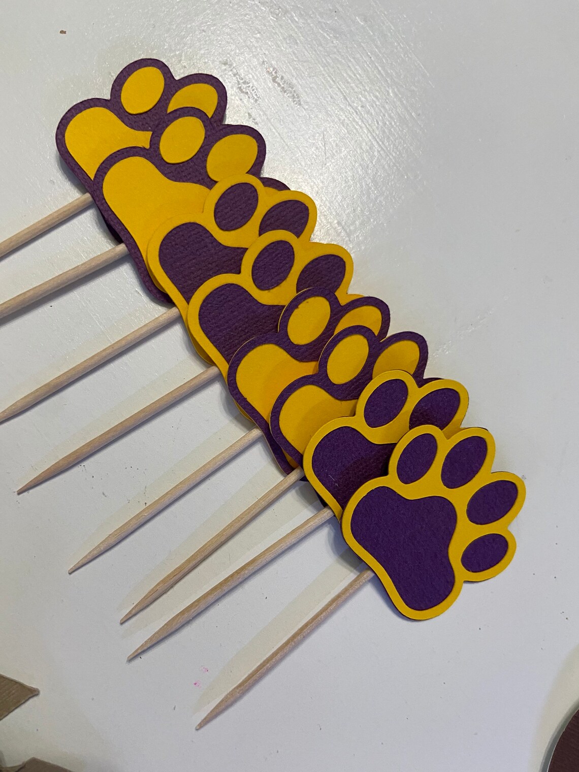LSU Tigers Cupcake Toppers LSU Cupcake Toppers LSU Etsy