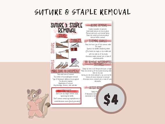 Staples and Suture Removal