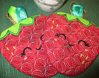 Strawberry Coaster