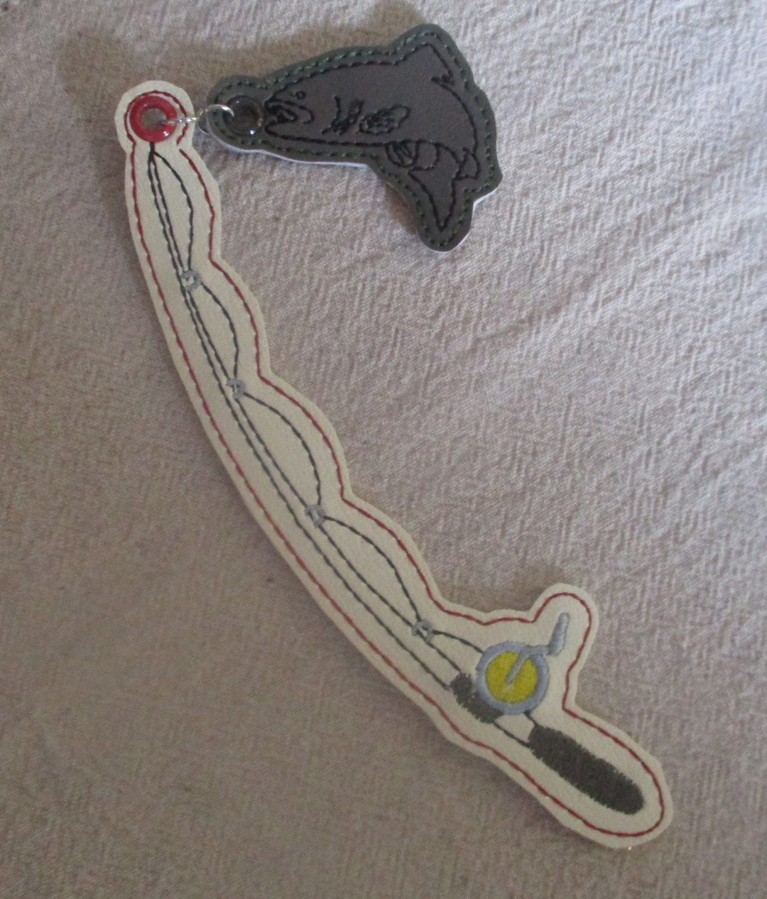 Fishing Rod Bookmark - Etsy