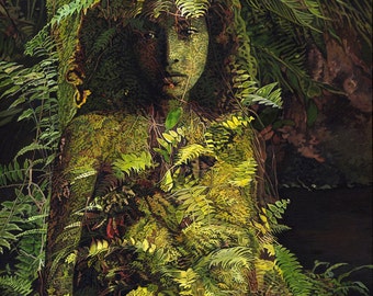 Pasos más suaves, la tierra recuerda - arte Giclée en lienzo por Jane Nicol