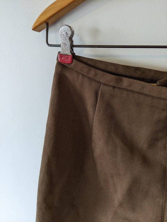 Vintage 60s Brown Highwaisted Shorts - Vintage Mi… - image 4