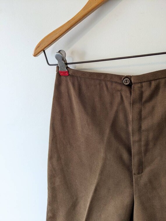 Vintage 60s Brown Highwaisted Shorts - Vintage Mi… - image 5