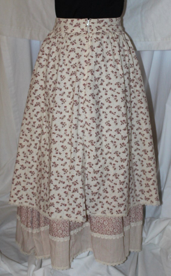 Vintage Gunne Sax skirt, 70s Jessica McClintock pr