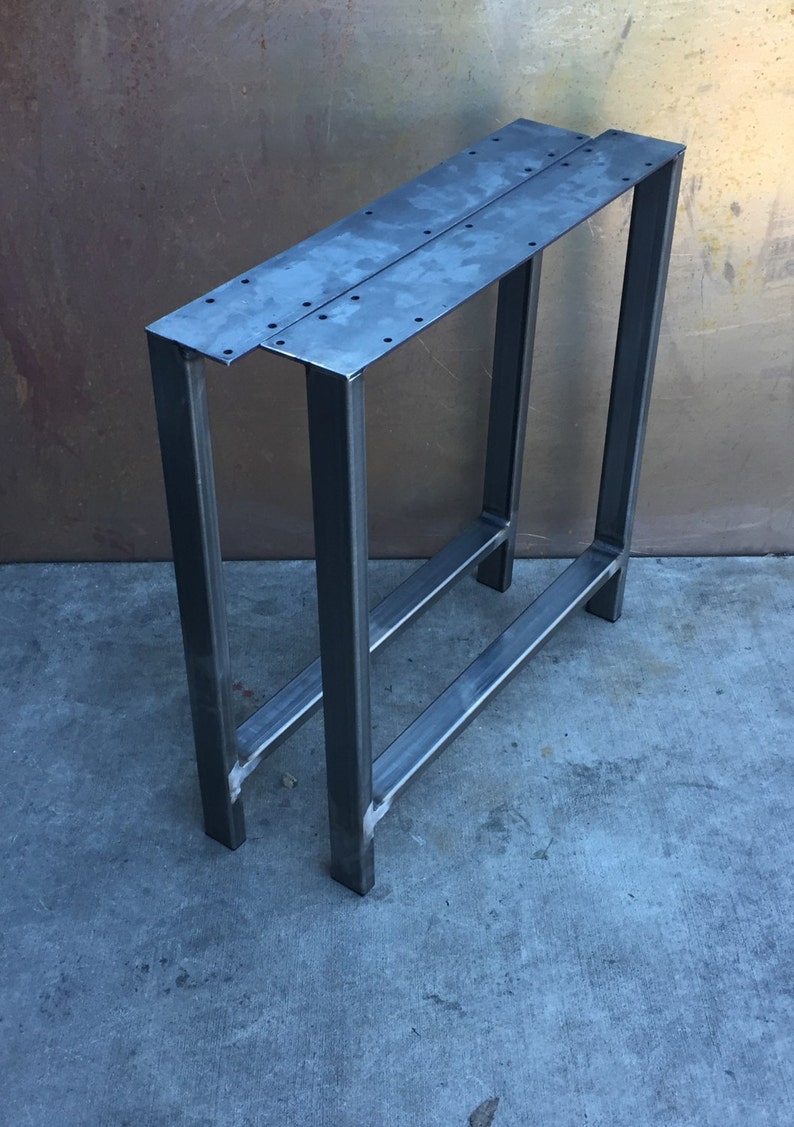 Metal table legs H set of 2, Any Size image 1