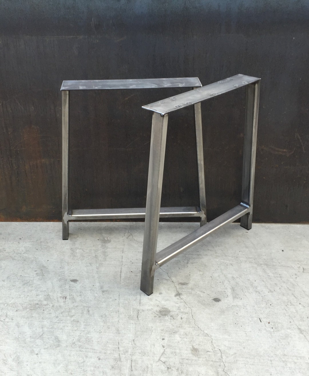 Metal Table Legs Taper Set of 2 - Etsy