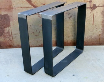 3''x1/4'' Metal Table Legs U Shape (Set of 2)