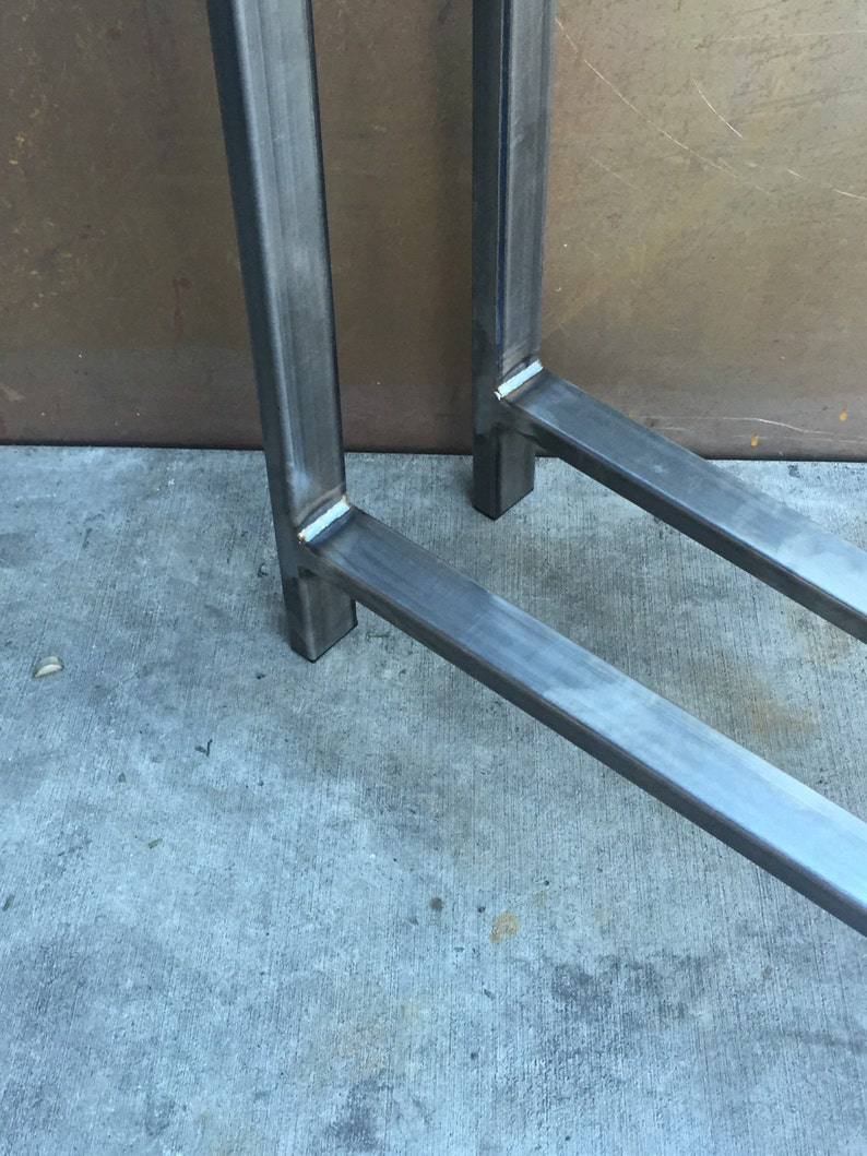 Metal table legs H set of 2, Any Size image 4