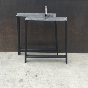 Metal Table Legs Taper Set of 2 - Etsy