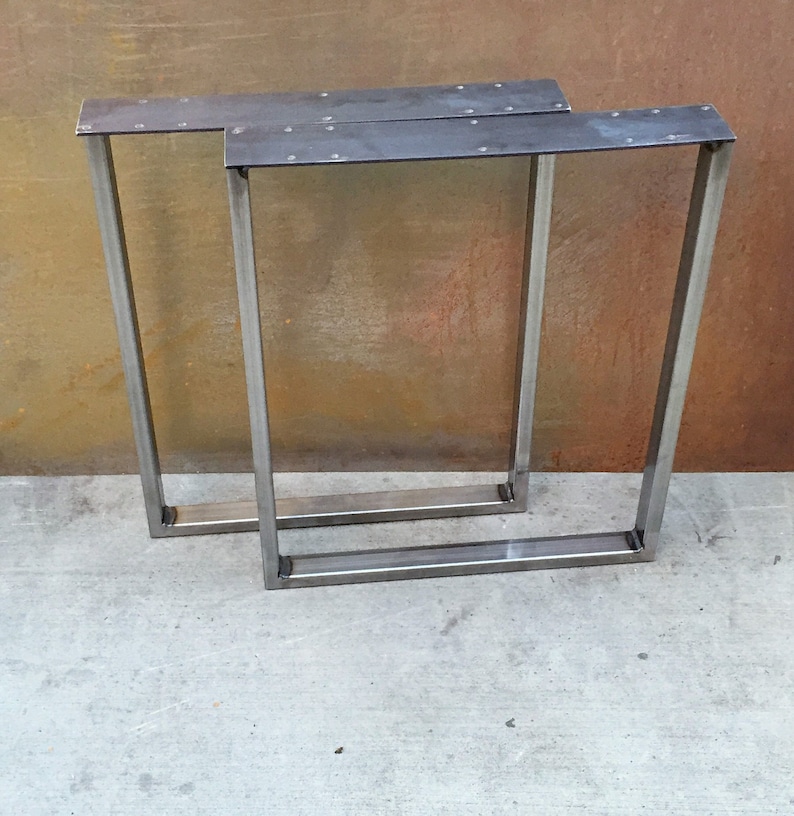 Sale Metal Table Legs U Set Of 2 28h X 26w Etsy