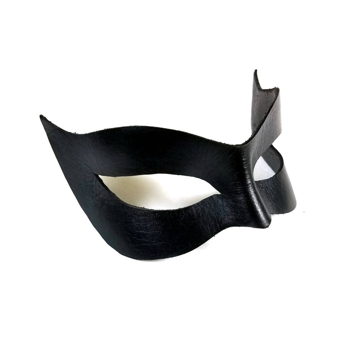 Black Leather Cat Mask Handmade in My Shop From Premium Full Etsy