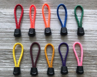 Paracord Zipper Pulls, Zipper Pull Tab, Zipper Charms, Bag Zipper Pulls