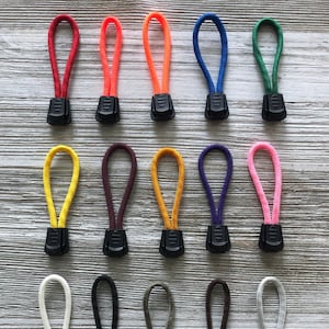 Paracord Zipper Pulls, Zipper Pull Tab, Zipper Charms, Bag Zipper Pulls