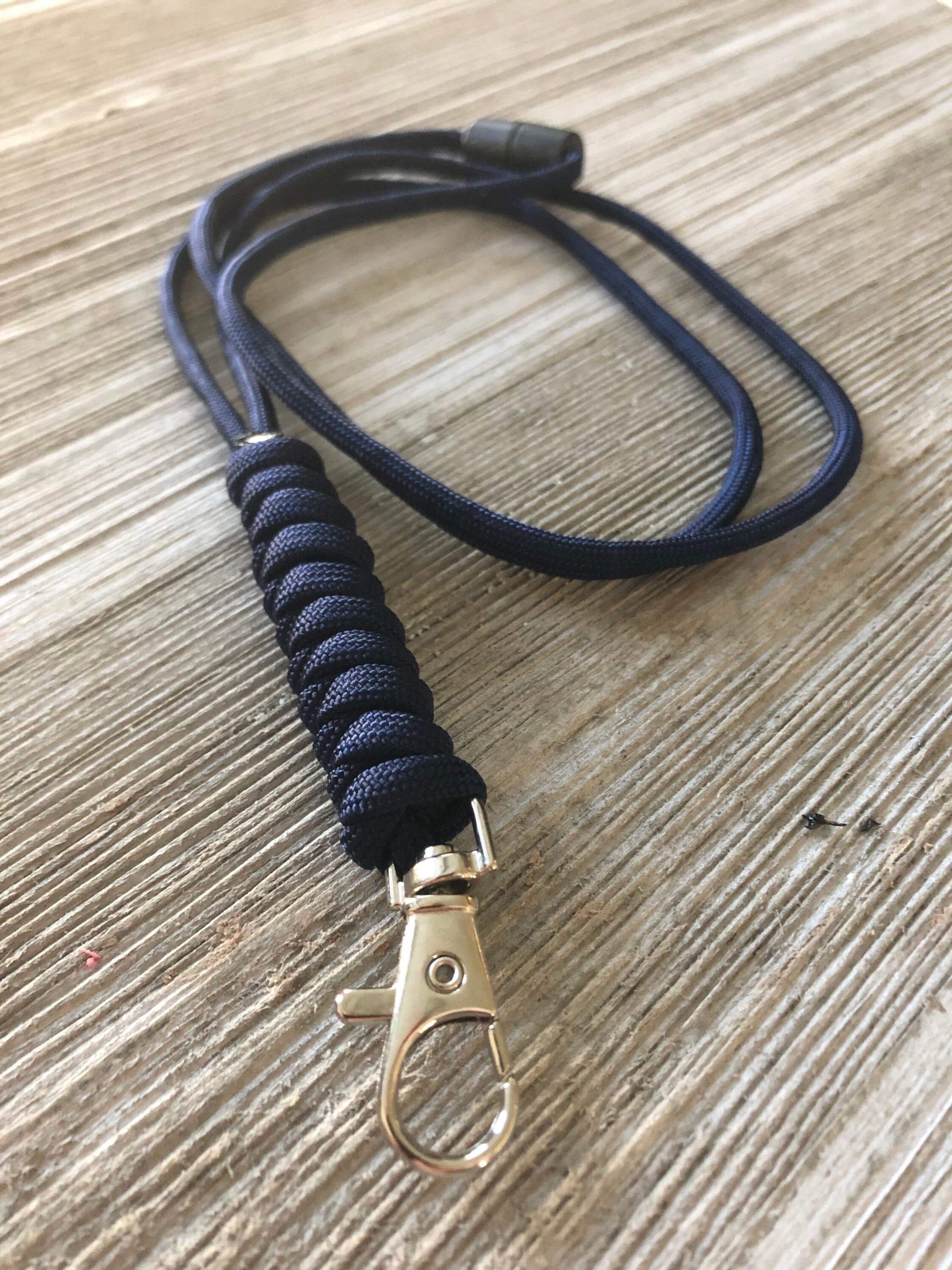 Paracord ID Lanyard Custom Badge Holder Key Lanyard Teacher Etsy