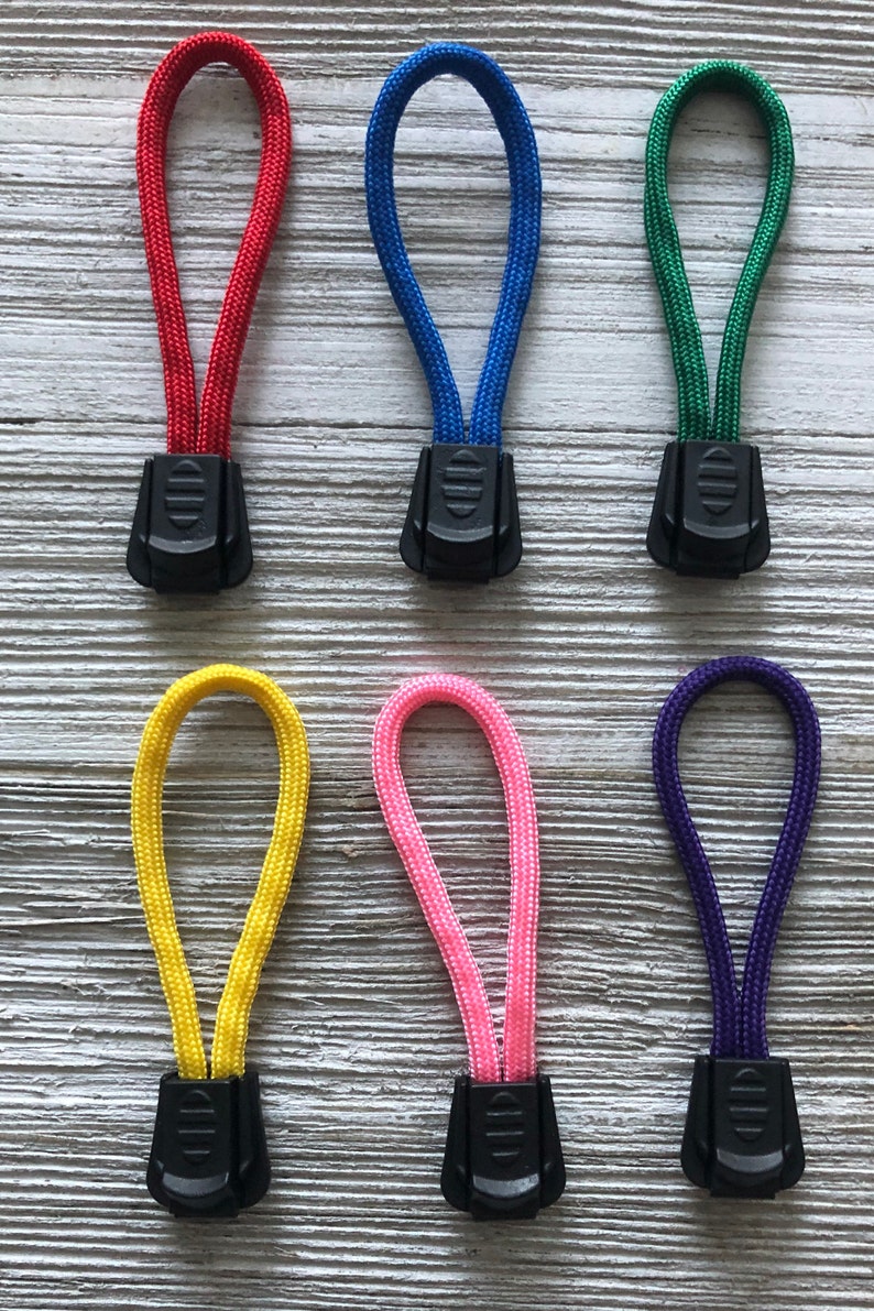 Paracord Zipper Pulls Zipper Pull Tab Zipper Charms Bag Etsy