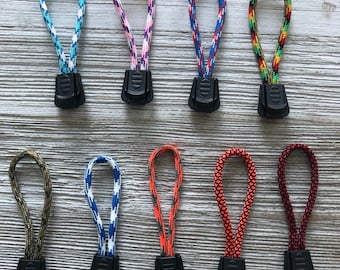 Paracord Zipper Replacement Pull Tab Paracord Zipper Pull for Bag