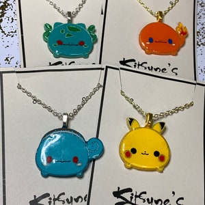 Collares de resina de anime de Pocket Monster Tsum Stacker hechos a medida para cosplay