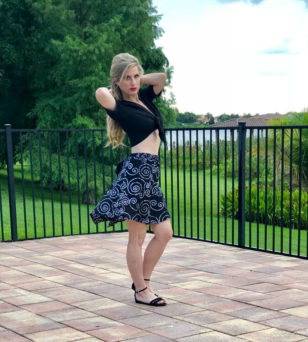 super short skirt overlay