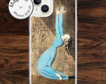 MagSafe: Quirky iPhone case with fun fine art painting by William Blake for iPhone models 14 - 17