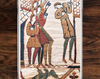 Medieval Bayeux Tapestry iPhone Case - 1066 Battle of Hastings Art Phone Cover for History Teachers, Archaeology Lovers & Medievalists (17)