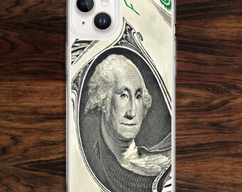Fun iPhone case with dollar bill twisted into unusual George Washinngton design portrait (17)
