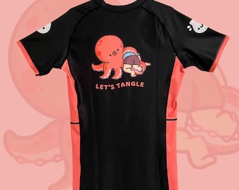 Octopus Guard BJJ Rash Guard: Jiu Jitsu Rashie - Let's Tangle