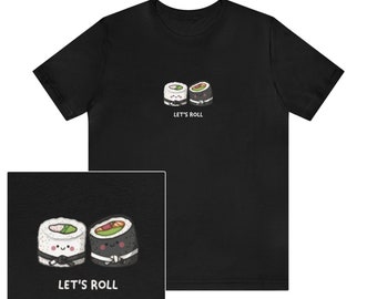 BJJ Let's Roll Sushi T-shirt | Jiu jitsu unisex t-shirt