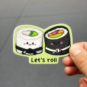 Adesivo de Jiu Jitsu Sushi: Adesivo à prova d'água de BJJ Grappling