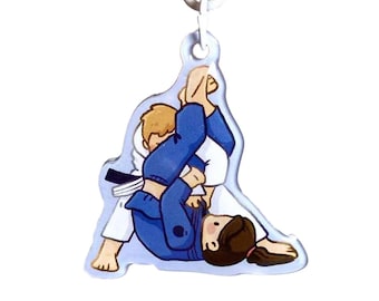 BJJ Armbar Acrylic Keychain