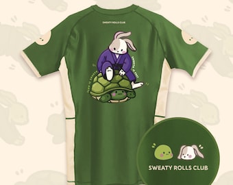 Rashguard Tortue vs Hare Jiu Jitsu : Rashie BJJ en Lapin Tortue