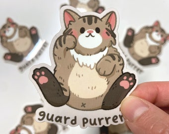 BJJ Cat Guard Puller Sticker |  Cat BJJ Sticker, Grappling Sticker, Vinyl decal, Car, Laptop,  Jujitsu Waterproof Decal