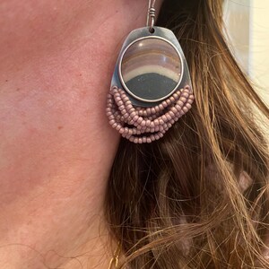beaded Jasper earrings