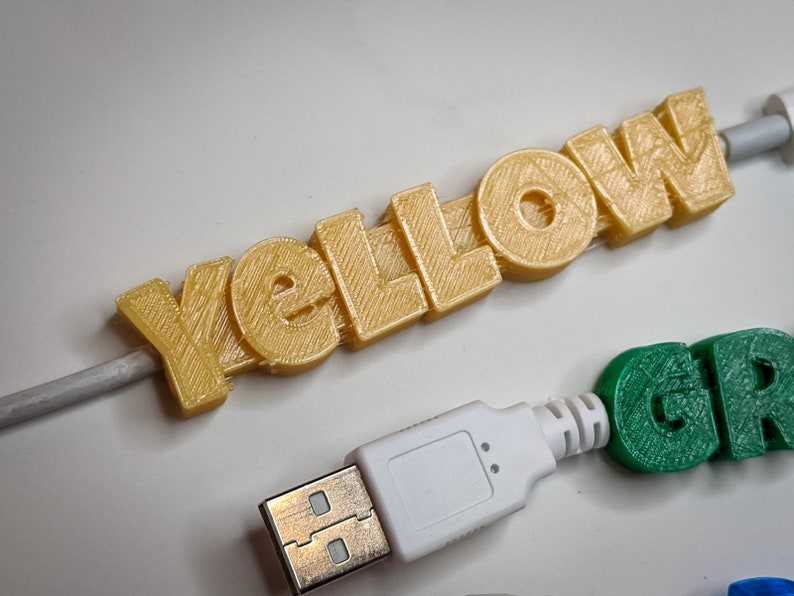 Cable Labels Custom name tags for your charging cables Etsy
