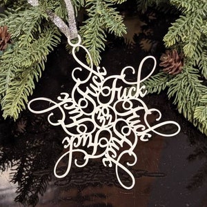 F*ck Flakes 2022 - Snowflake Ornaments