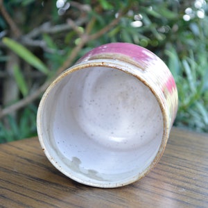 Pink Handmade Pottery Tumbler, 12oz image 9