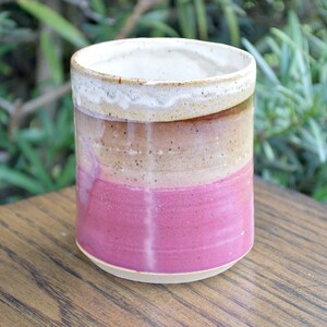 Pink Handmade Pottery Tumbler, 12oz image 6