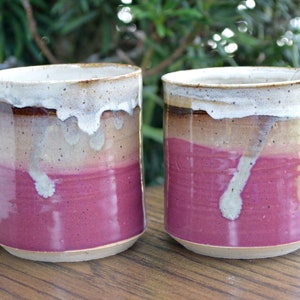 Pink Handmade Pottery Tumbler, 12oz image 3