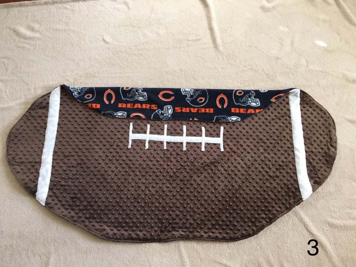Football Baby Blanket Personalized Soft & Snuggly Team Etsy