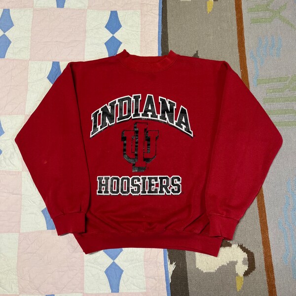 Vintage Indiana University Hoosiers Sweat à capuche Sweat