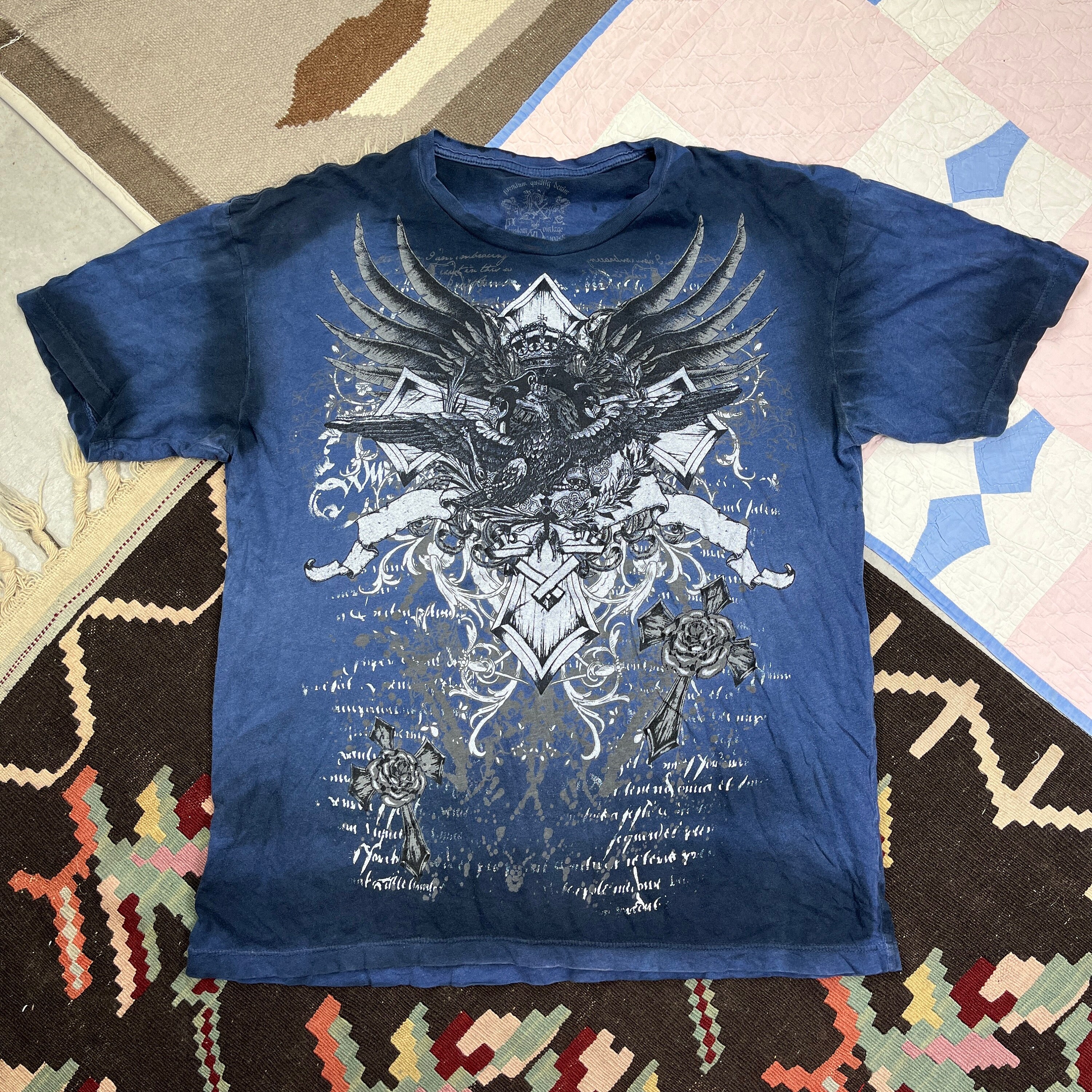 Vintage 2000s Y2k Custom Vintage Affliction Style T-shirt Vintage 2000s Y2k Custom Vintage Affliction Style T-shirt