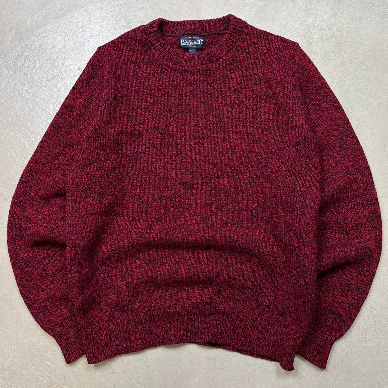 Lands End 90s Sweater - Etsy
