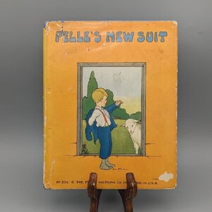 Elsa Beskow, Pelles neuer Anzug, Vintage 1st Edition illustriertes Kinderbuch mit Schutzumschlag (1930)
