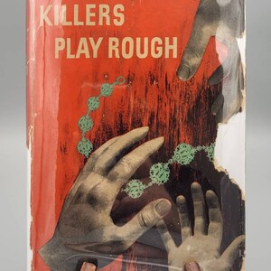 Adam Ring, Killers Play Rough, Rare Vintage 1st Edition Book w/ Dust Jacket (1946)