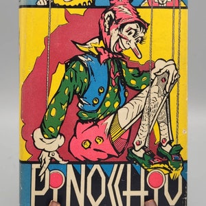 Carlo Collodi, Pinocchio, Vintage Buch mit Staubjacke (1935)